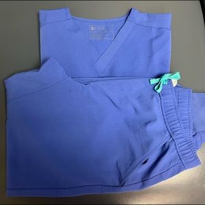 Figs jogger scrub set Denim blue New